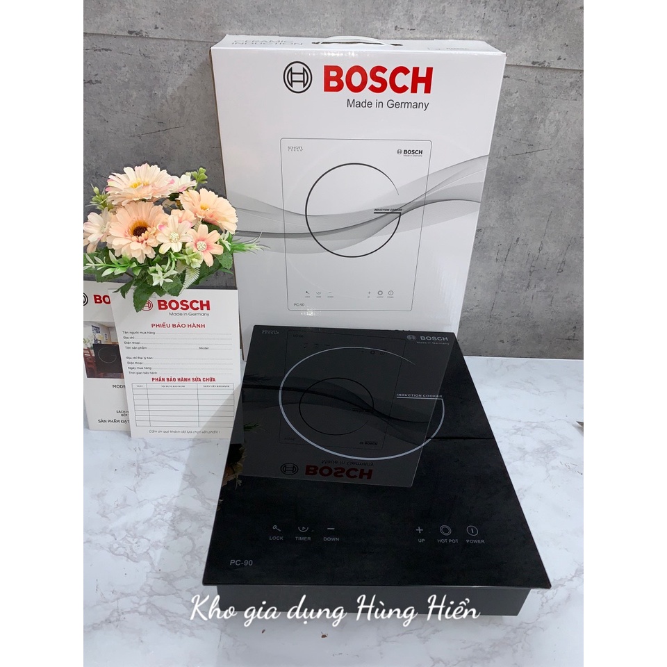 (Mã CHUT002 giảm 8%) Bếp từ đơn Bosch PC90 - Bảo hành 12 tháng,công suất 2200W - Hàng Chính Hãng