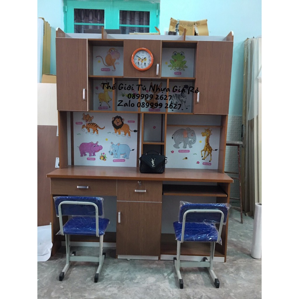 Bàn học sinh đôi nhựa ĐÀI LOAN cao cấp