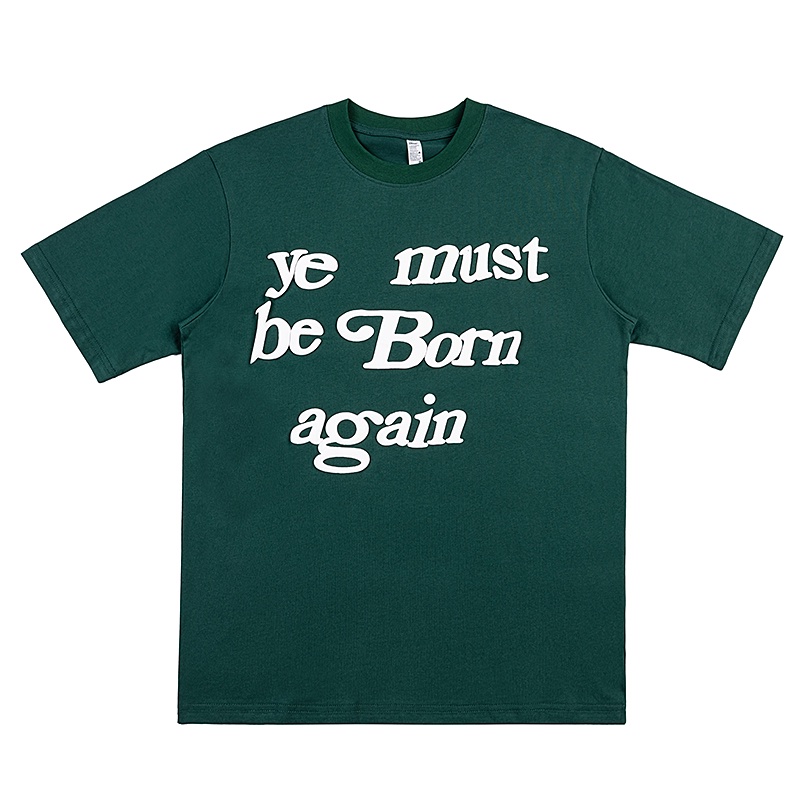 Ma-8-de- Áo Thun Tay Ngắn Cổ Tròn In Chữ Ba Chiều Bằng Xốp Thoáng Khí Thoải Mái Thời Trang Mùa Hè Chất Lượng Cao