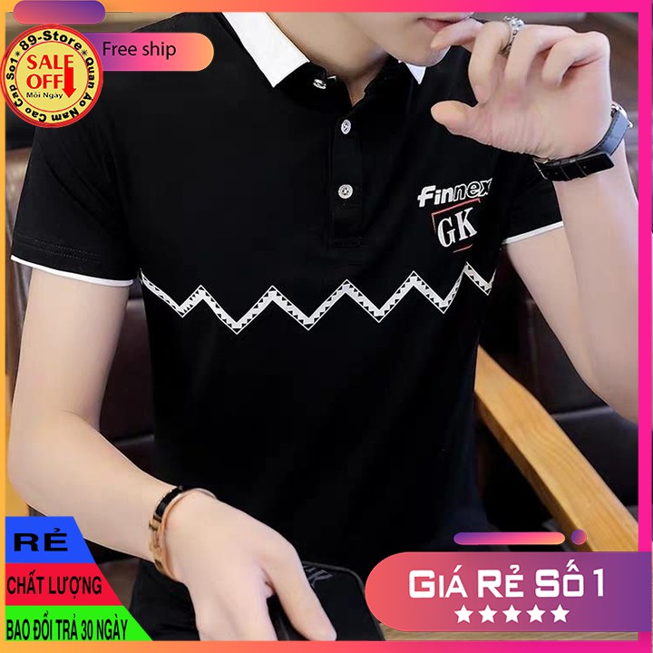 Áo Thun Nam Tay Ngắn Có Cổ Cao Cấp Thích Hợp Moi Lứa Tuổi Cam Kết Về Chất Lượng 🌟GIÁ RẺ NHẤT🌟