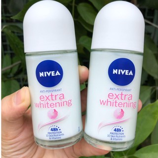 Lăn khử mùi Nivea Extra Whitening 50ml Thái lan