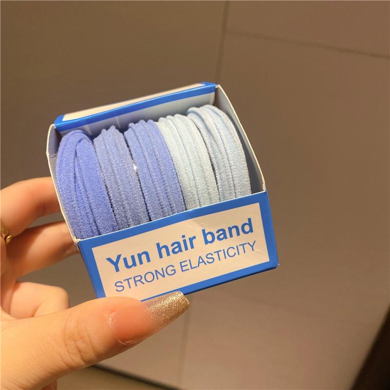 PVN49176 Bộ 5 Dây Buộc Tóc Cao Su Co Giãn Không Đau Đơn Giản Dành Cho Nữ Giá Rẻ