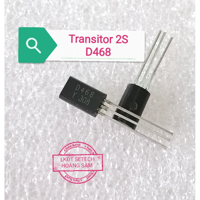 10 conTransitor D468 2SD468 (NPN) 1A 25V