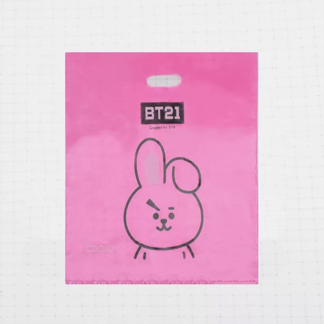 Túi BT21 Tata, Chimmy, Cooky (túi nilong)