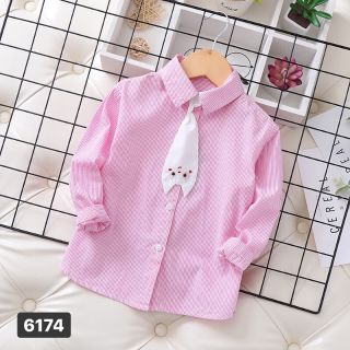 Áo sơ mi bé gái 8- 12 tuổi