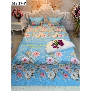 (Chat chọn mẫu) Bộ Ga Gối Chăn Hè polycoton 5 món