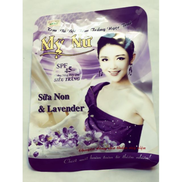 Kem và bột tắm trắng sửa non và Lavender