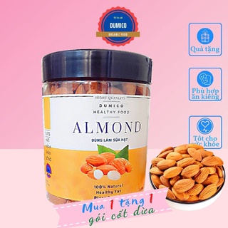Hạt hạnh nhân rang mộc nguyên vị 400g Dumico,ăn kiêng,tập gym, ngũ cốc cho mẹ bầu.