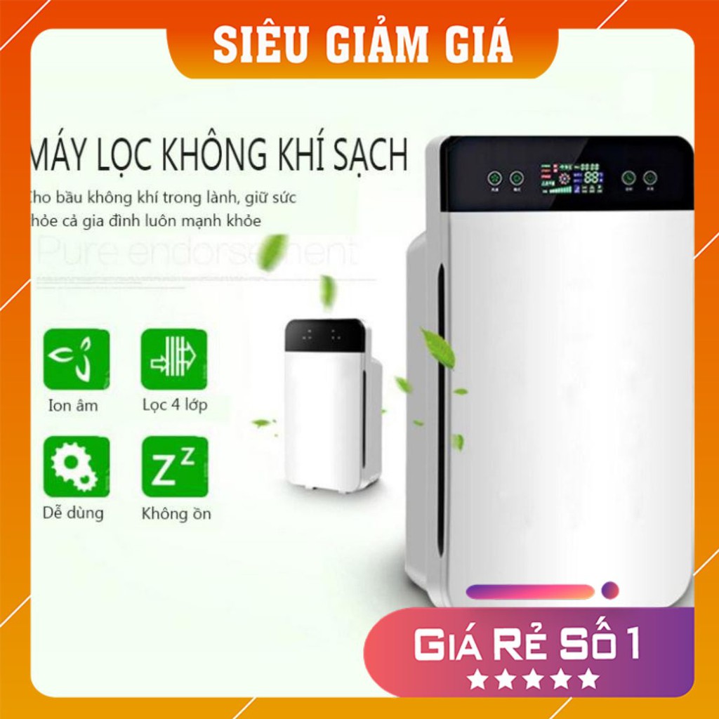 Máy lọc không khí thông minh,máy lọc bụi không khí vi khuẩn,PM2.5 gọn nhẹ có remot điều khiển
