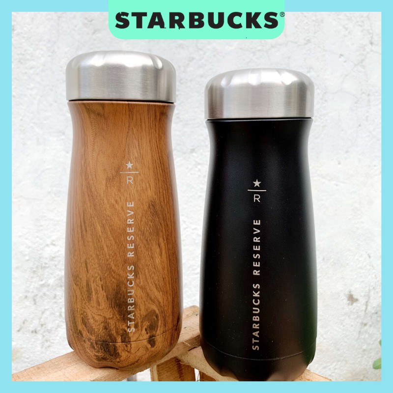 Bình giữ nhiệt STARBUCKS Reserve màu đen hoặc vân gỗ dung tích 500ml