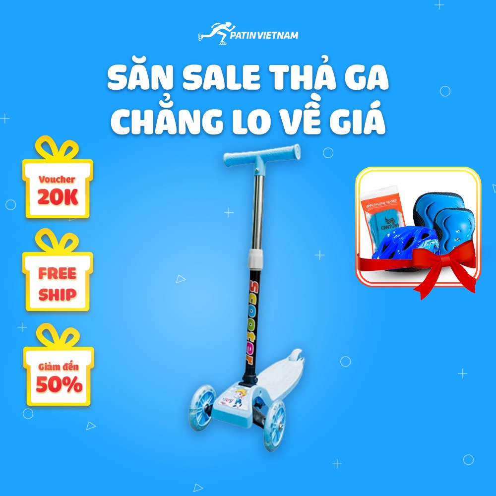 Xe trượt scooter HY1, xe trượt trẻ em cao cấp