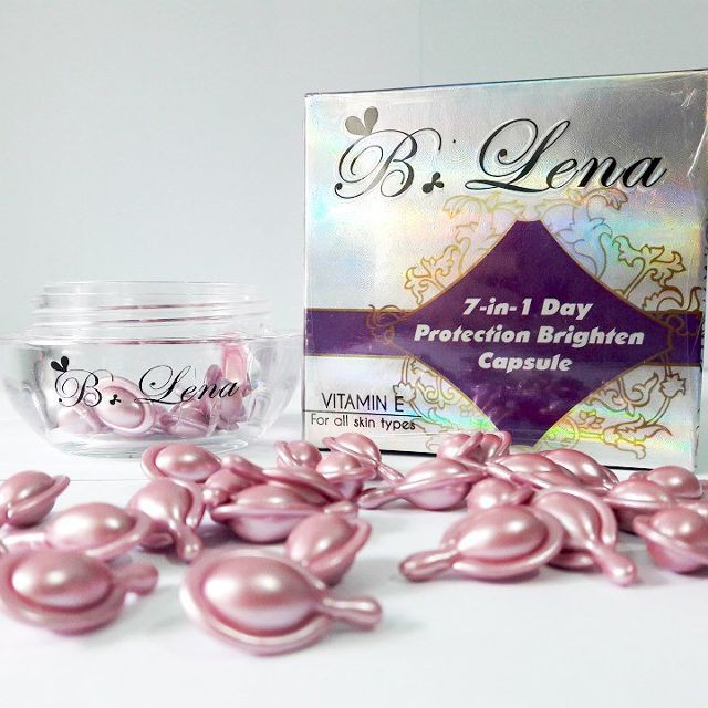 B.LENA Viên nang dưỡng da trắng hồng tự nhiên ban ngày – chống nắng 7 tác dụng – B.Lena 7-in-1 Day Protection Brighte
