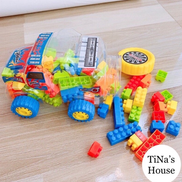 Đồ Chơi Xếp Hình Lego 82 Chi Tiết Xe Đồ Chơi Đa Năng Xếp Hình Lego Nhựa Abs An Toàn Cho Bé!
