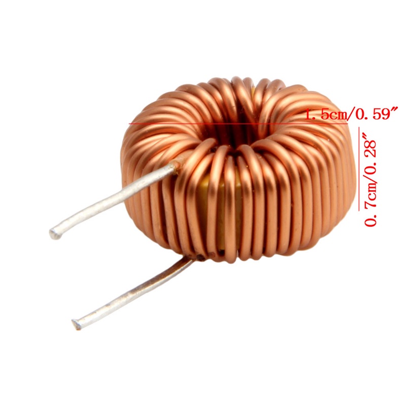 Bộ 5 Cuộn Dây Dẫn Vết Thương Toroid DIY mah-100uH 6A