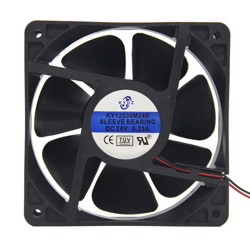 Quạt Tản Nhiệt 24V 4x4CM, 6025 6x6CM , 8025 8x8CM, 12X12Cm JS12038 JS12038S24 Dùng Làm Mát, Tản Nhiệt , Thông Gió