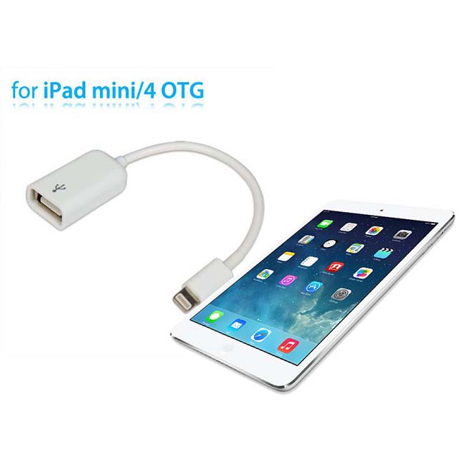 Cáp Lightning USB OTG Cho iPad 4, iPad Mini, iPhone 5 | Shopee Việt Nam