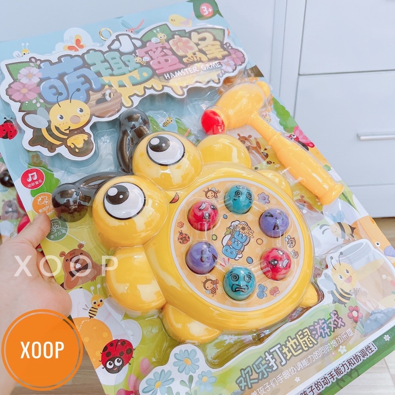 Đồ chơi xoop ! Con ong đập chuột có nhạc chạy pin cho bé