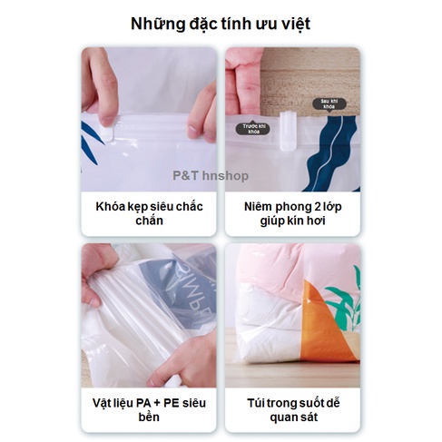 Túi Hút Chân Không Đựng Quần Áo, Chăn Màn SIMPLE LIVING