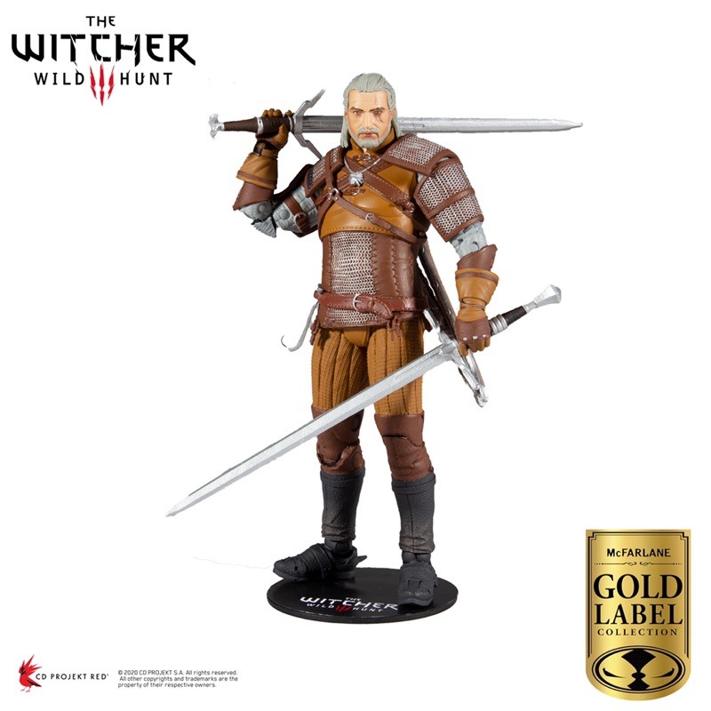 Mô hình McFarlane Toys The Witcher 3: Wild Hunt - Geralt of Rivia (Gold Label)