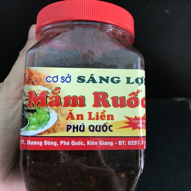 Mắm ruốc Sáng Lợi- ĐS Phú Quốc hũ 400gr mua 10 tặng 1