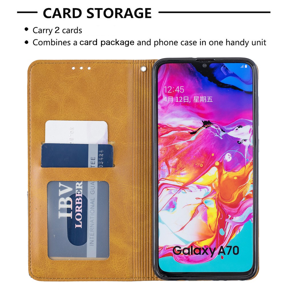 SAMSUNG GALAXY A70 A7 2019 Bao da điện thoại BFX thanh lịch cho | BigBuy360 - bigbuy360.vn