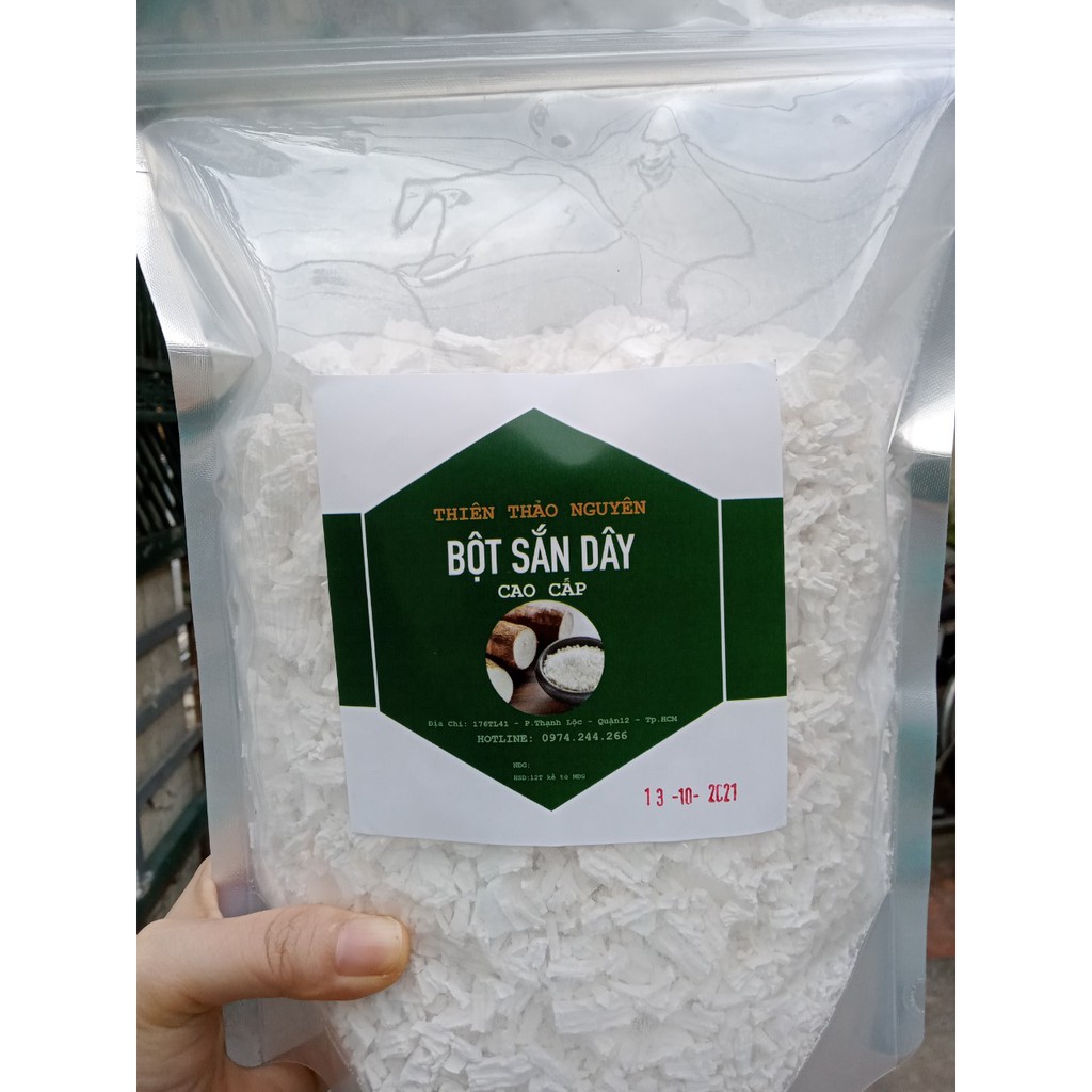 Bột sắn dây nguyên chất 100% đặc biệt (hình ảnh thật) 500 gr 1 kg