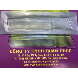 LƯỢC NHỰA TRONG SUỐT DÙNG 1 LẦN