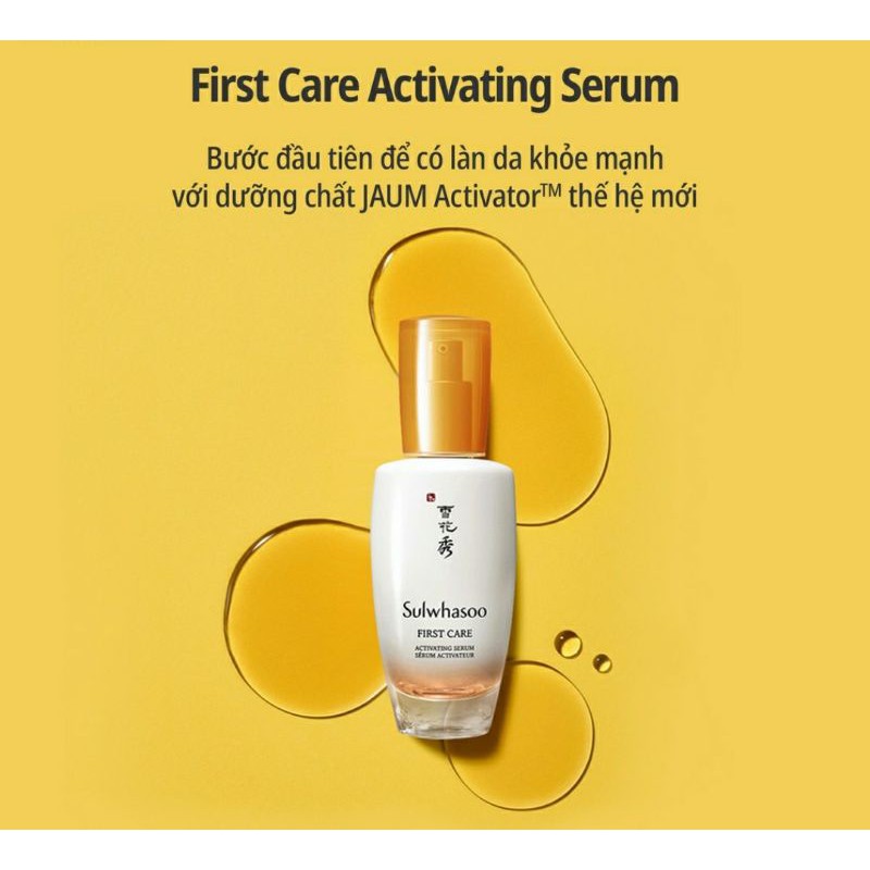 [ 120ml DUTY FREE  SALE ] tinh chất khở nguồn sulwhasoo fist care Activating serum sérum activatuer