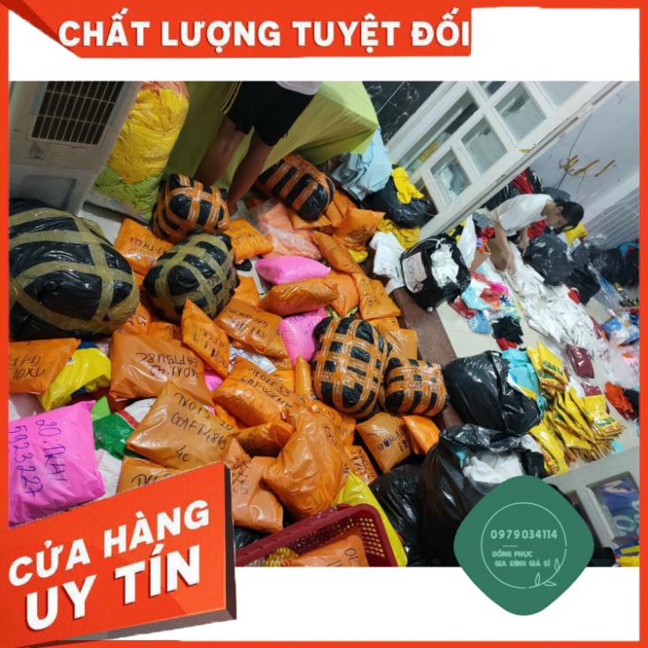 Áo thun giá sỉ Combo áo thun gia đình , đủ màu , đủ size từ 8kg đến 100kg .
