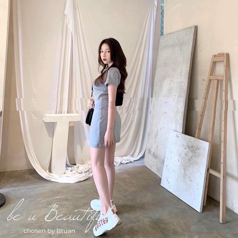 Đầm Dáng Suông Polo Chất Cotton Năng Động 💃 Váy Polo Ngắn Tay💃 [Freeship]