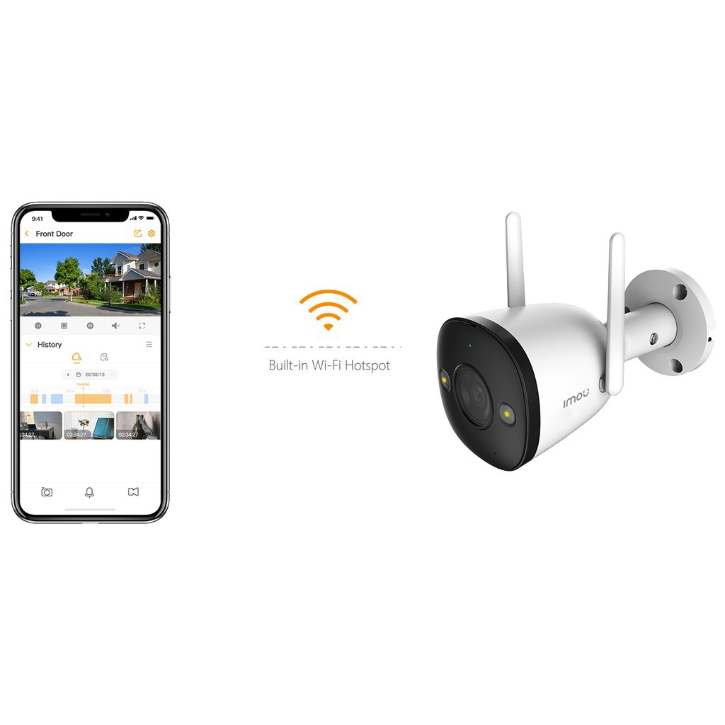 [TỔNG KHO CAMERA]  Camera WIFI IMOU ngoài trời F22FP < hoặc mã A32F có màu ban đêm > | BigBuy360 - bigbuy360.vn