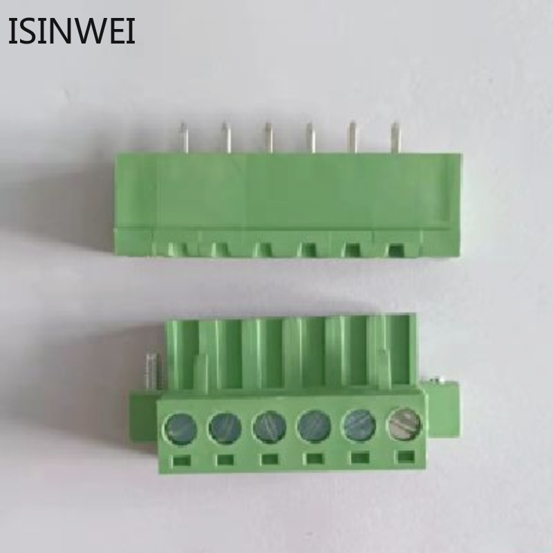 Set 5 Khối Đấu Nối Dây Điện 2EDG 5.08mm 5.08 6Pin