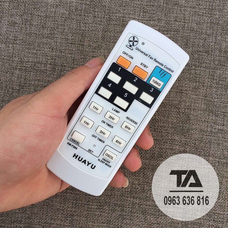 Điều khiển quạt đa năng các dòng quạt cây đứng - treo tường - trần các hãng