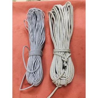 [3mm-6mm] Cuộn dây dù sọc lỗ. Loại dai, bền 20-30m