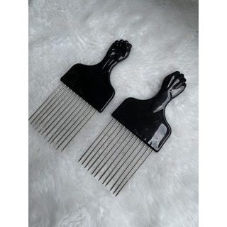 Dụng cụ Uốn Tóc Premlock - Lược Thép Răng Thưa - Lược Afro Chải Tóc Châu Phi