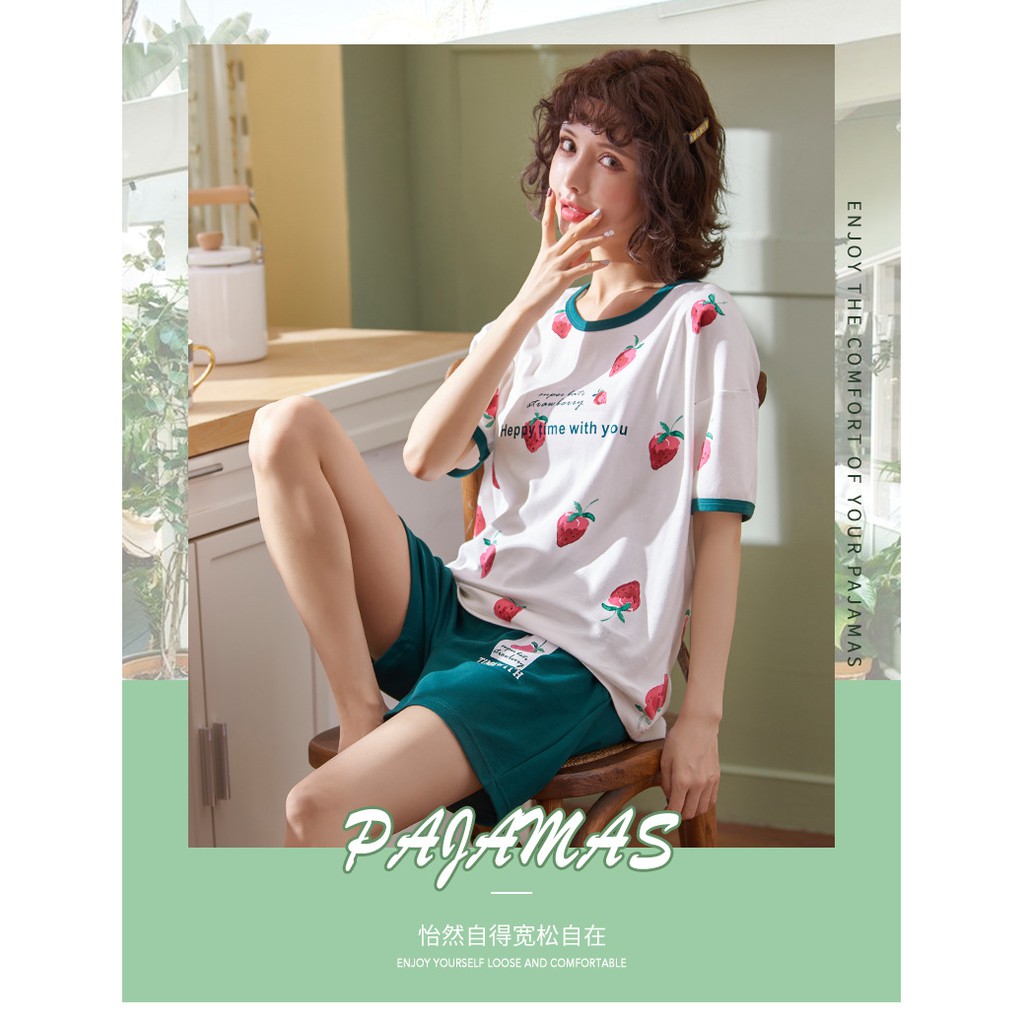 Freeship 99k TQ_Bộ Đồ Nữ Dâu Tây | BigBuy360 - bigbuy360.vn