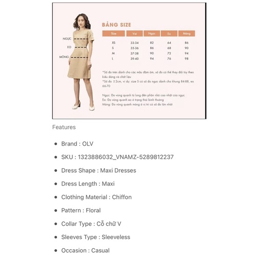 ĐẦM XANH MAXI OLV