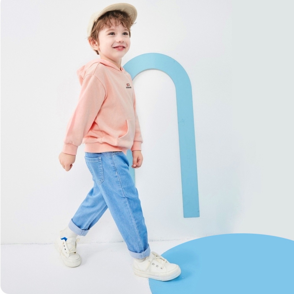 Áo hoodie cho bé BabyloveGO chất nỉ bông cho bé trai bé gái AN002 size 10kg đến 30kg