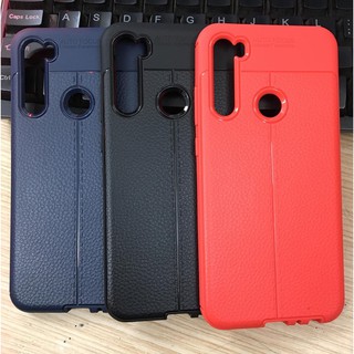 Ốp lưng silicon Xiaomi Redmi Note 8, Note 8 Pro giả da chống sốc Auto Focus hàng đẹp