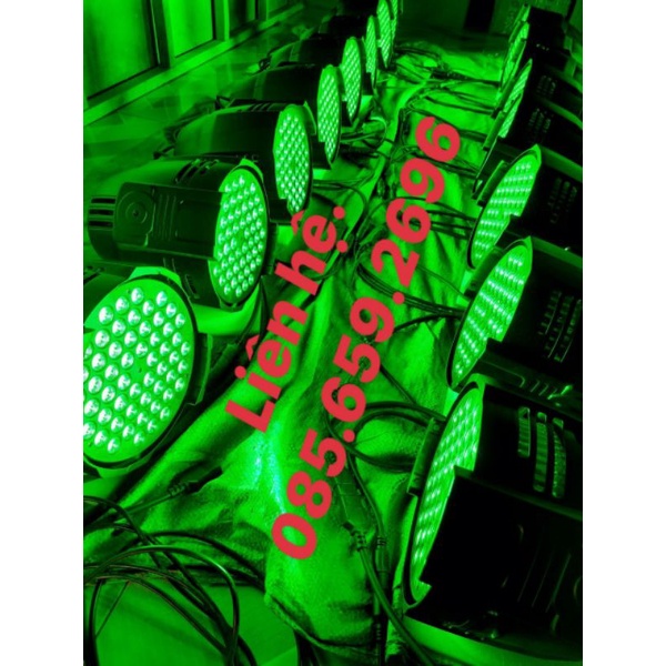 Đèn sân khấu, par led 54 full màu