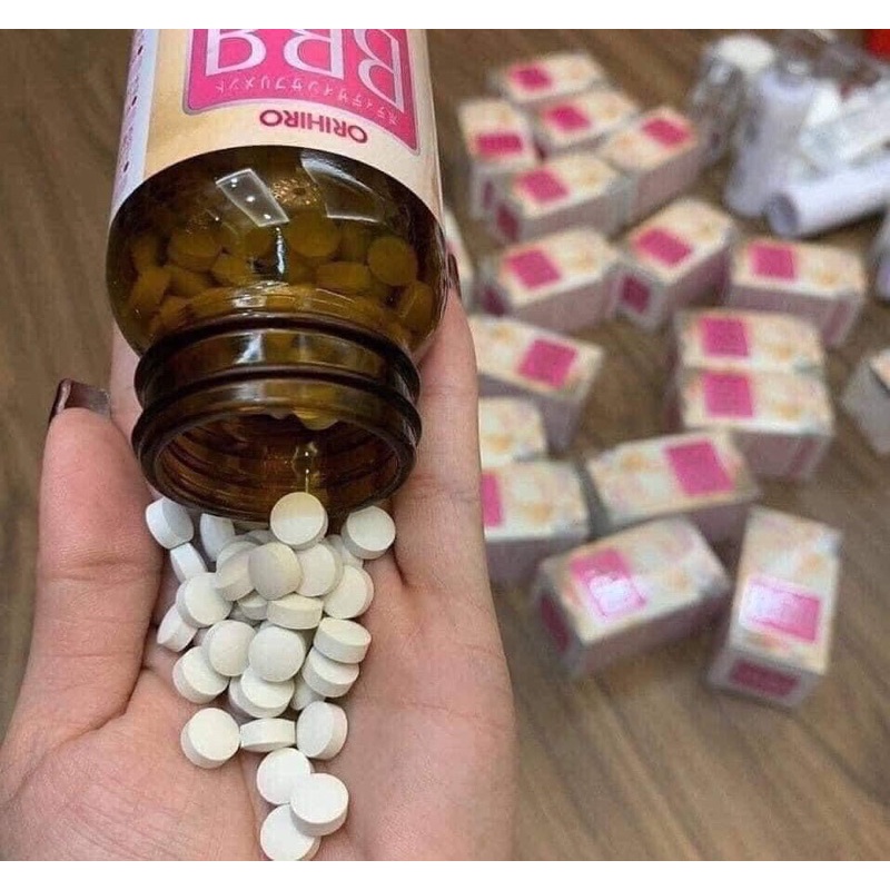 Viên uống nở ngực Orihiro BBB Best viên uống tăng vòng 1 săn chắc ngực chống chảy xệ hồng nhũ hoa tăng size vòng 1