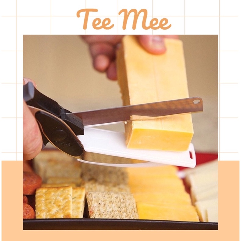 Kéo thớt đa năng - dao và thớt 2 in 1 tiện dụng cho nhà bếp - Tee &amp; Mee