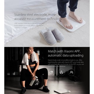 Cân Điện Tử Thông Minh Xiaomi Mijia S400 - MJTZC01YM, đo lượng mỡ và nhiều chỉ số khác của cơ thể, kếp nối app trên điện