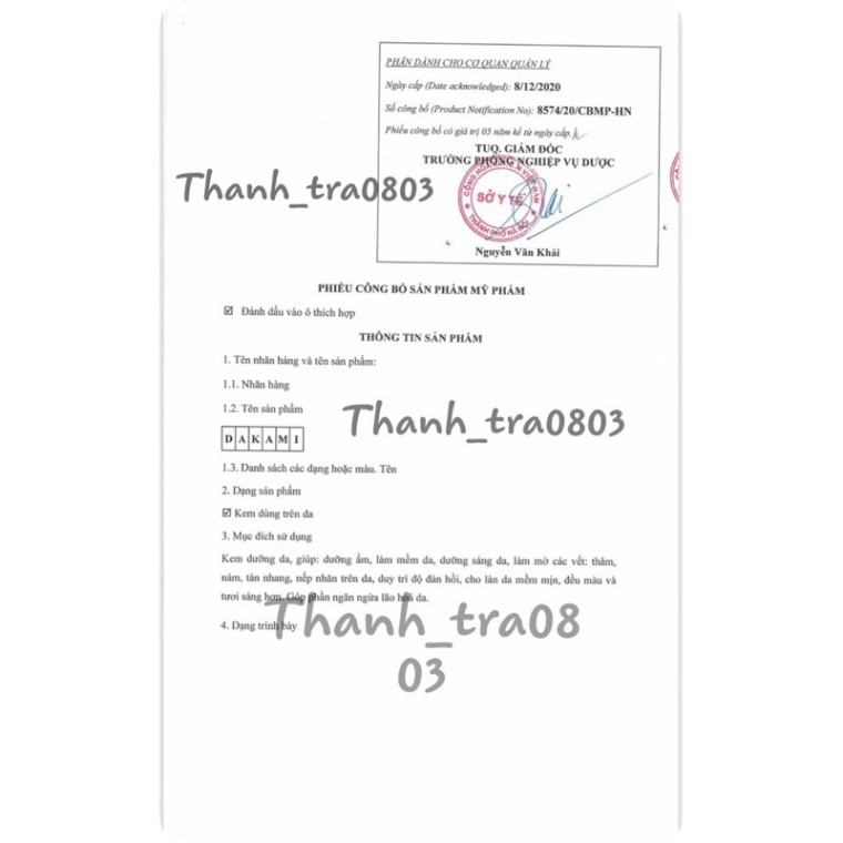 ✅[TEM MỚI] Kem DAKAMI chống lão hóa Công Nghệ HÀN QUỐC | BigBuy360 - bigbuy360.vn