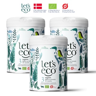 Combo 3 Lon Sữa Bột Hữu Cơ Let's Eco số 03 700g/lon