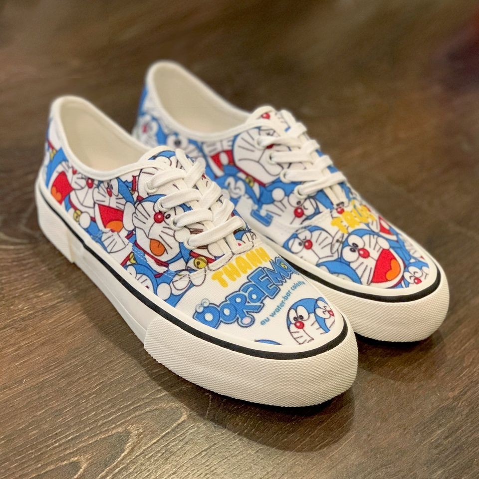 Giày sneaker Unisex in hình Doraemon