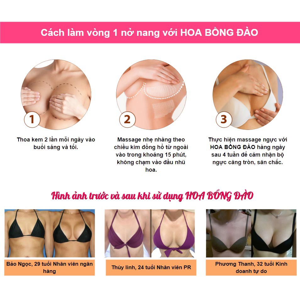 [Chính hãng] Tinh dầu nở ngực, tăng kích thước ngực Hoa Bồng Đào - Quyên Lara | BigBuy360 - bigbuy360.vn