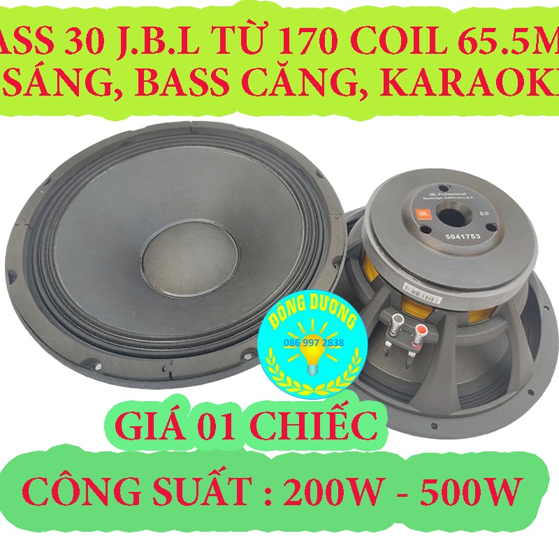 CỦ LOA KAROAKE 30 JB L TỪ 170 COIL 65,5MM - GIÁ 1 CÁI ( 1227) - LOA BASS 3 TẤC