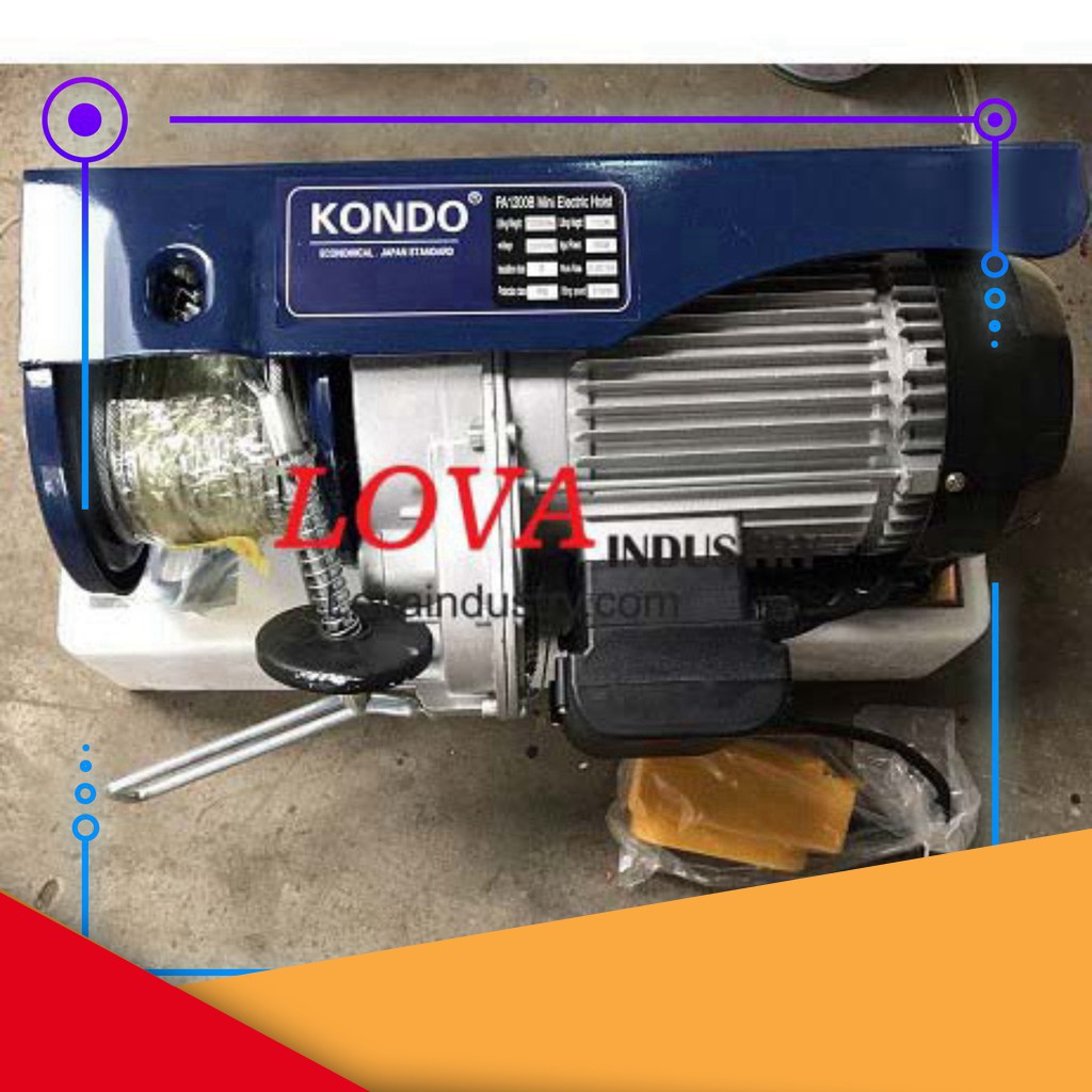 TỜI ĐIỆN KONDO 500KG PA1000 - Êm ái, chất lượng tốt - LOVA