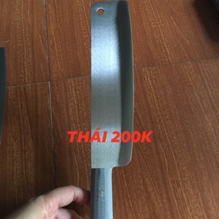 Dao thái thép trắng không gỉ